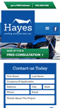 Mobile Screenshot of hayesroofing.com